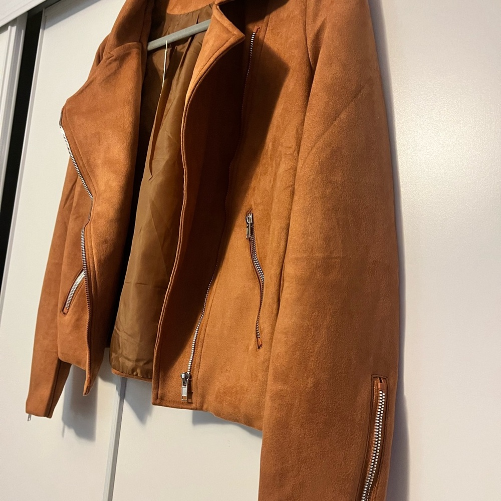 Faux Suede Jacket - Picture 3 of 7